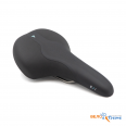 Седло Selle Royal SCIENTIA R1 Relaxed, 3D skingel, обивка Black gummy/Black mokka, 289х169мм, 479г, 